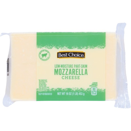 BEST CHOICE MOZZARELLA CHEESE CHUNK      16 OZ
