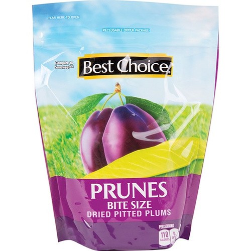 BEST CHOICE BITE SIZE PRUNES 18 OZ