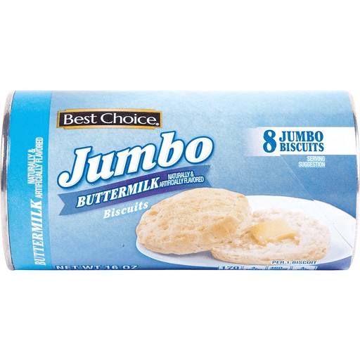 BEST CHOICE JUMBO BUTTERMILK BISC        16 OZ