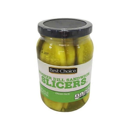BEST CHOICE KOSH DILL SLICED             16 OZ