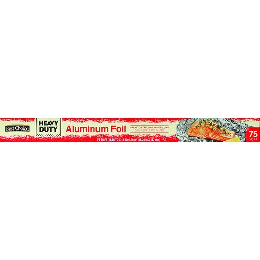BEST CHOICE HEAVY DUTY ALUMINUM FOIL     75 Foot