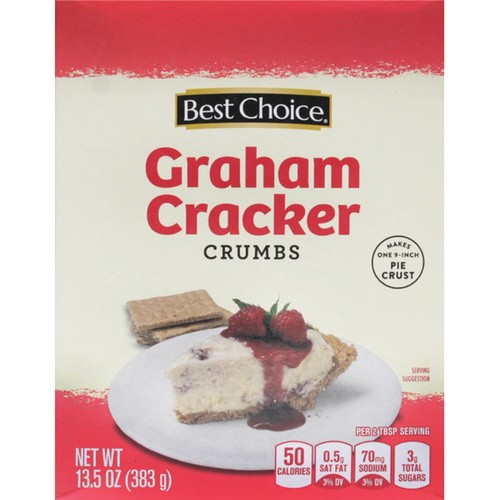 BEST CHOICE GRAHAM CRACKER CRUMBS 13.5 OZ