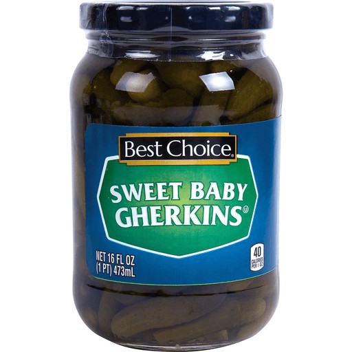 BEST CHOICE SWEET BABY GHERKINS          1 OZ