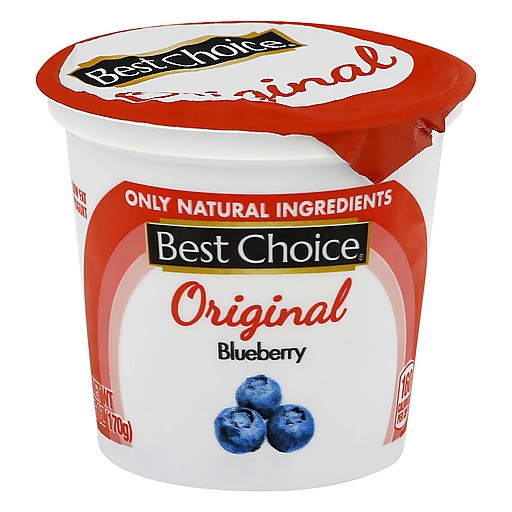 BEST CHOICE ORIGINAL BLUEBERRY YOGUR     1 OZ
