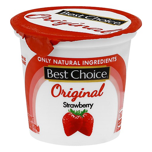 BEST CHOICE ORIGIN STRAWBERRY YOGURT     1 OZ