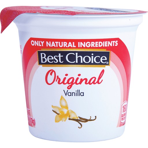 BEST CHOICE ORIGINAL VANILLA YOGURT      1 OZ