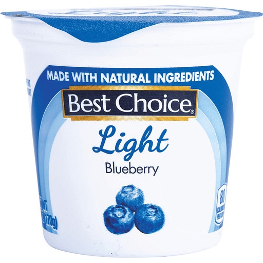 BEST CHOICE LT BLUEBERRY YOGURT          1 OZ