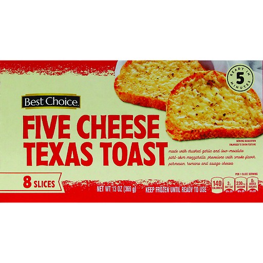 BEST CHOICE 5 CHEESE TEXAS TOAST         8 COUNT