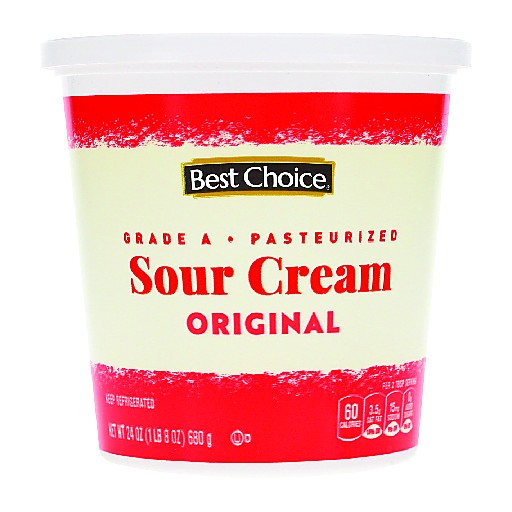 BEST CHOICE SOUR CREAM                   24 OZ