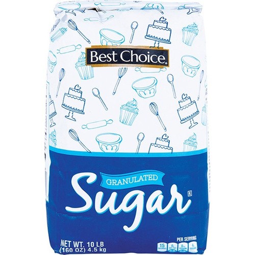 BEST CHOICE GRAN SUGAR                   10 LBS