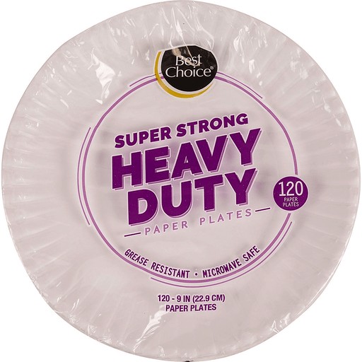 BEST CHOICE HEAVY DTY PLATE              1 COUNT