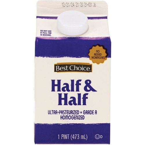 BEST CHOICE HALF & HALF CREAMER          16 OZ