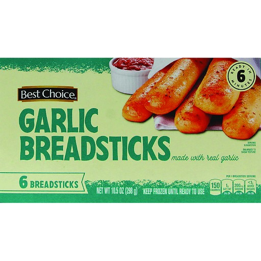 BEST CHOICE GARLIC BREAD STICKS          6 COUNT