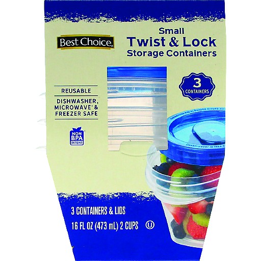 BEST CHOICE TWIST & LOC SMALL CCONTA     1 COUNT