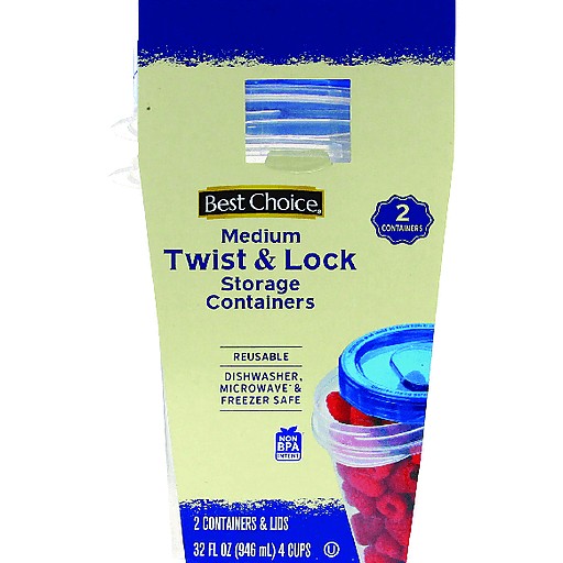 BEST CHOICE TWIST TOP MEDIUM 4 CUPS      1 COUNT