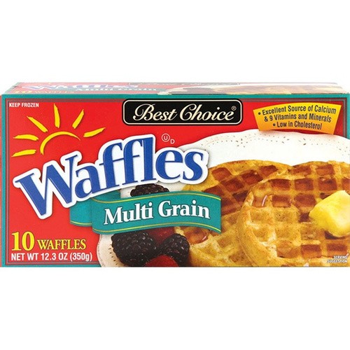 BEST CHOICE MULTI GRAIN WAFFLES          12.3 OZ