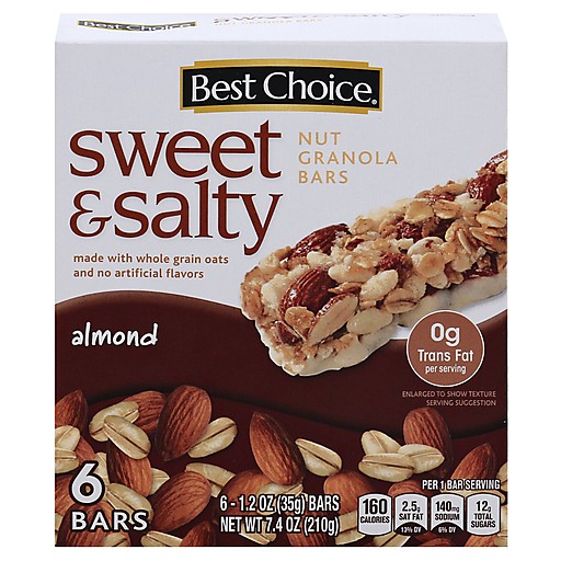 BST CH  GRANOLA BARS S&S ALMOND          1 COUNT