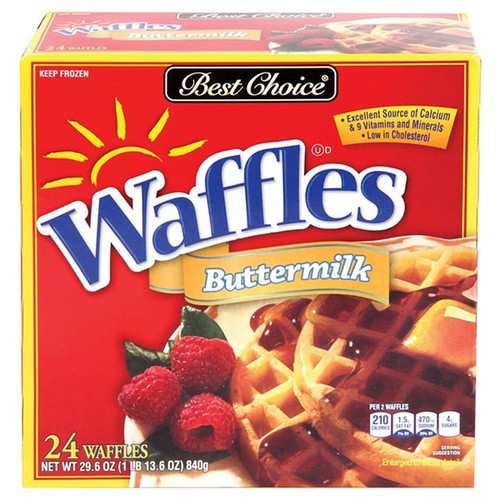BEST CHOICE BUTTERMILK WAFFL 24 29.7 OZ