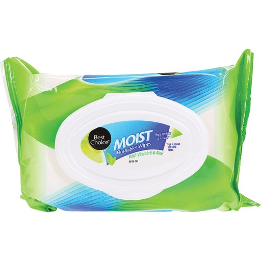 BEST CHOICE MOIST WIPES 84 Count         1 COUNT
