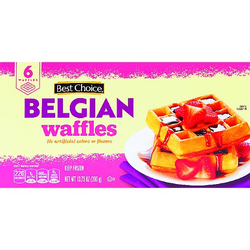 BEST CHOICE BELGIAN WAFFLES              13.75 OZ