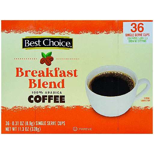 BEST CHOICE BREAKFAST BLEND COFFEE       1 COUNT