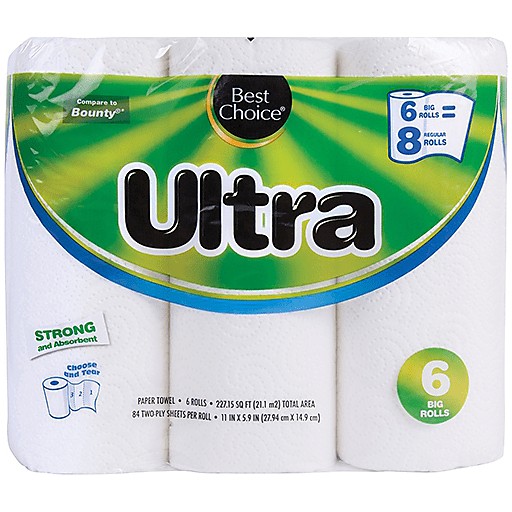 ULTRA SOFT BATH TISSUE                   6 PCS