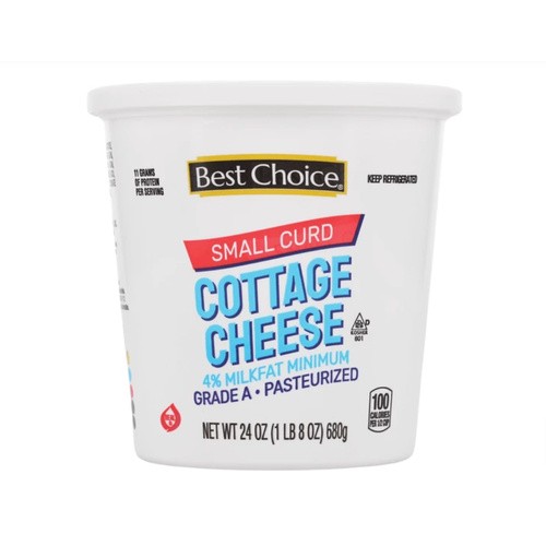 BEST CHOICE COTTAGE CHEESE 24 OZ