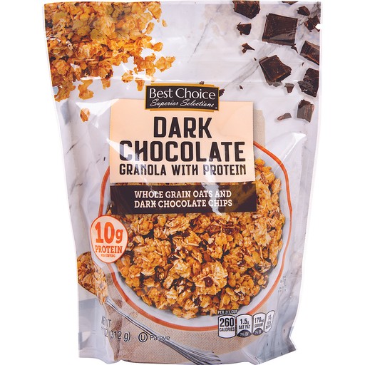 BEST CHOICE DARK CHOCOLATE GRANOLA       1 OZ