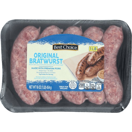 BST CH ORIGINAL BRATS                    16 OZ