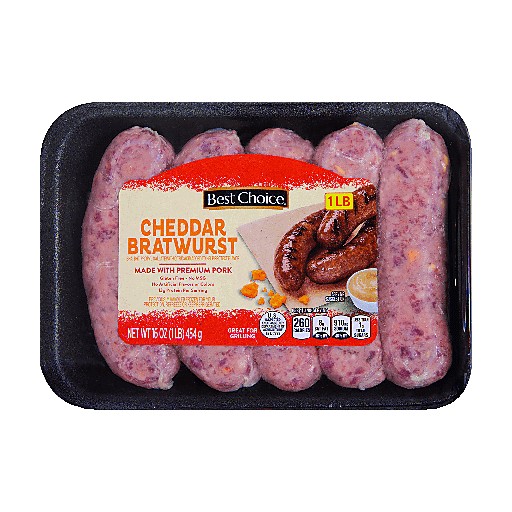 BST CH CHEDDAR BRATS                     16 OZ