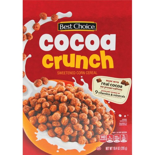 COCOA CRUNCH CORN CEREAL                 10.4 OZ