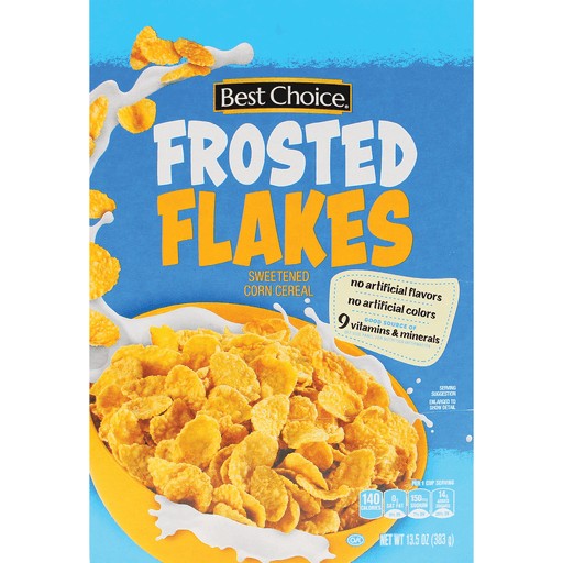 BEST CHOICE FROSTED FLAKES CEREAL        13.5 OZ