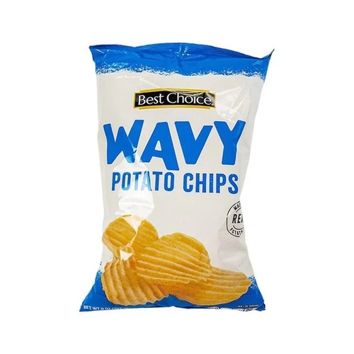 BEST CHOICE WAVY CHIP                    8 OZ