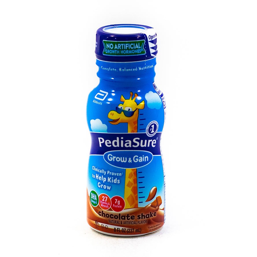 PediaSure Grow & Gain Kids' Nutritional Shake Chocolate 8 OZ