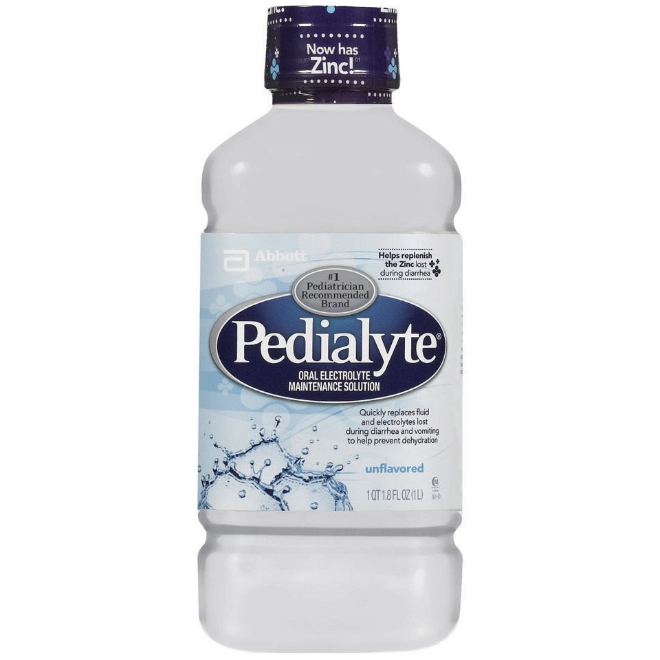 Pedialyte Electrolyte Solution Unflavored 1 LTR