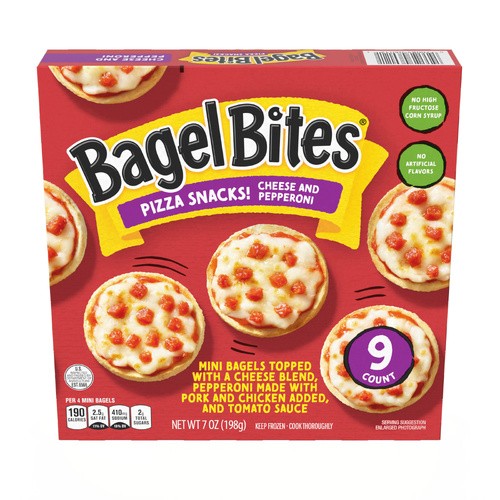 ORE IDA BAGEL BITES CHS SAUS & PEPPR     7 OZ