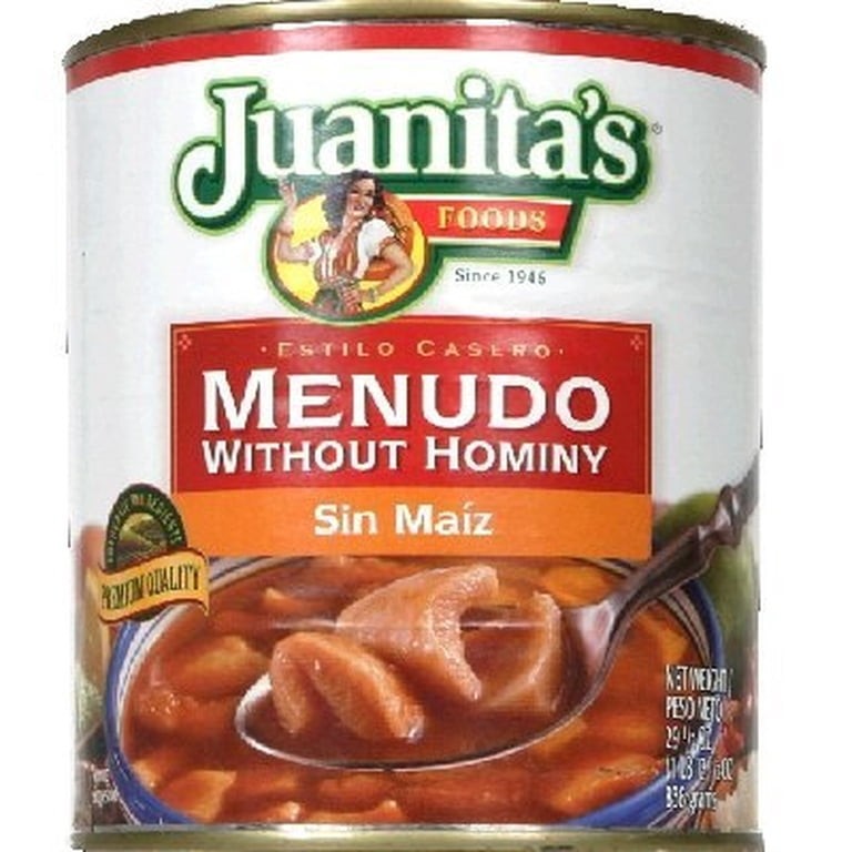 JUANITAS MENUDO WITHOUT HOMINY 25 OZ