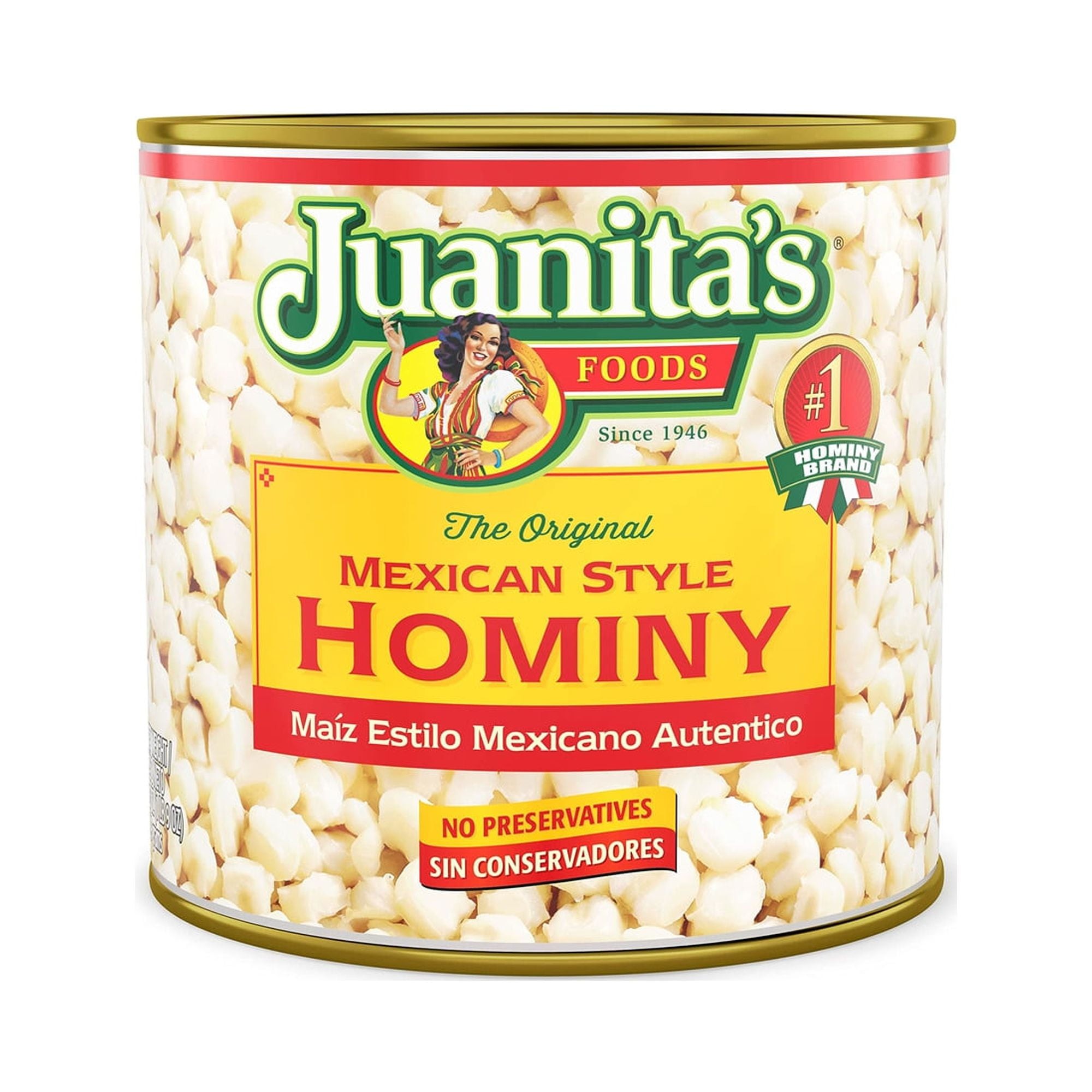 JUANITAS HOMINY MEX STYLE 25 OZ