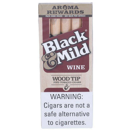 Black N Mild Wine Wood Tip 1 PACK