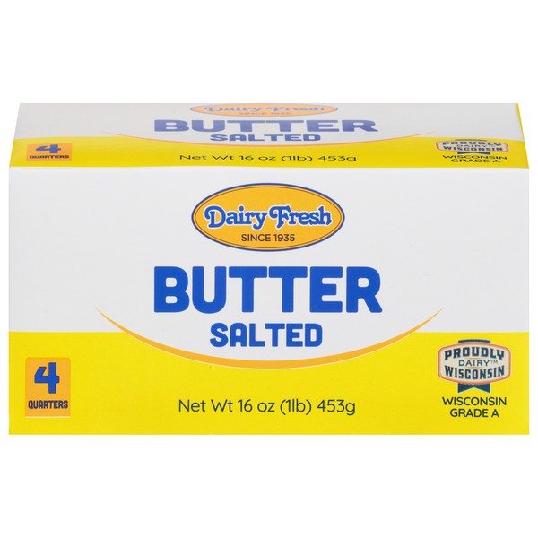 DAIRY FRESH SALTED BUTTER 16 OZ