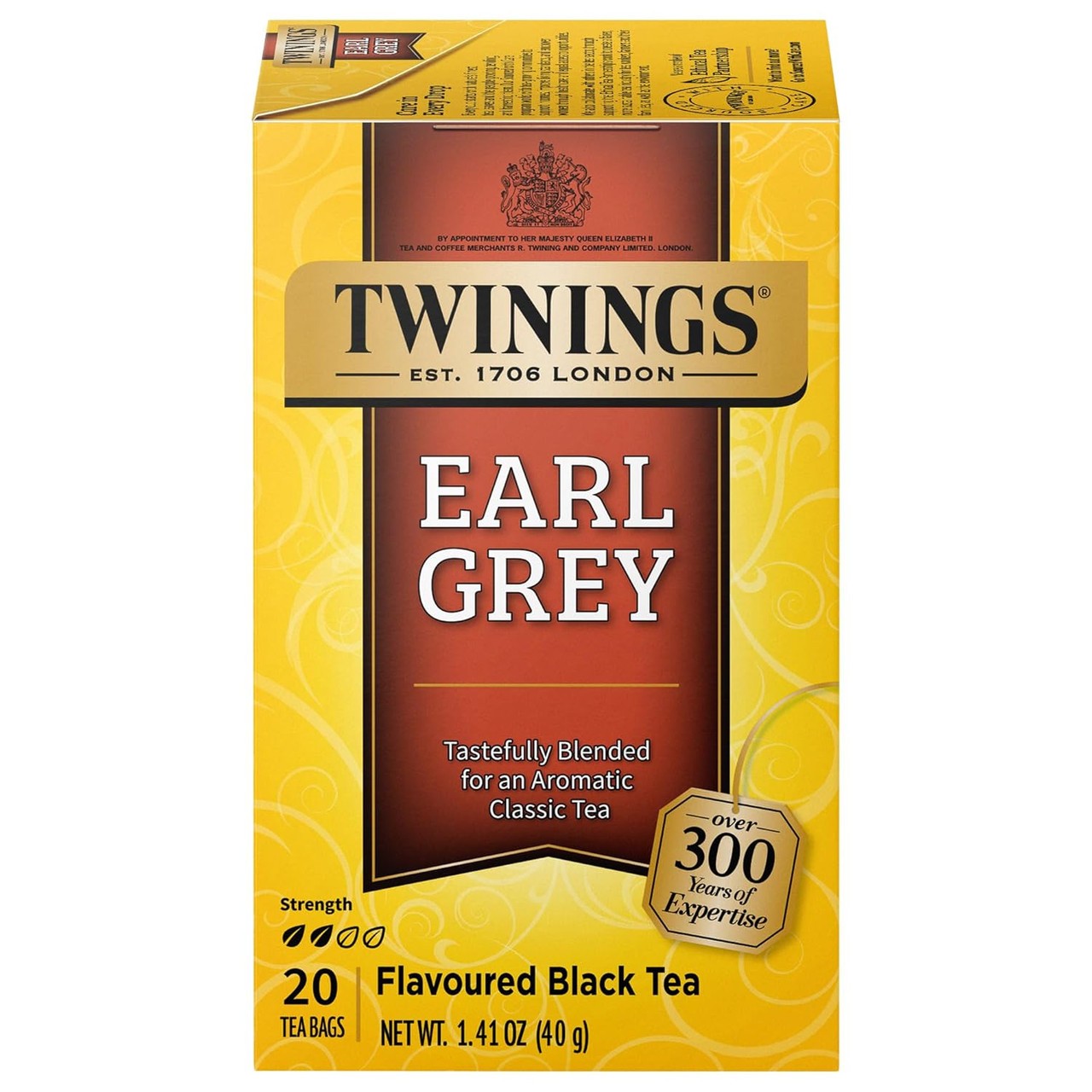 TWINNING EARL GREY TEA 20 BAGS