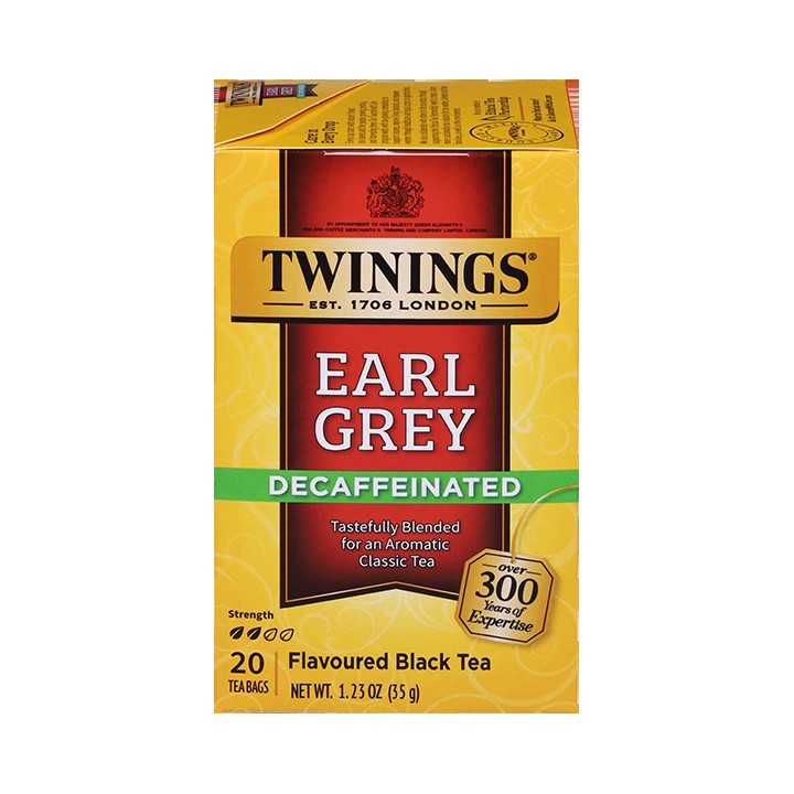 TWININGS EARL GREY DECAFFEINATED 35 GM