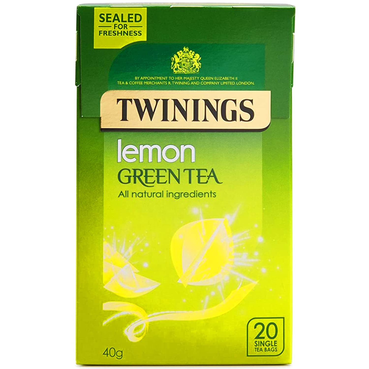 TWININGS LEMON GREEN TEA 0.09 LBS