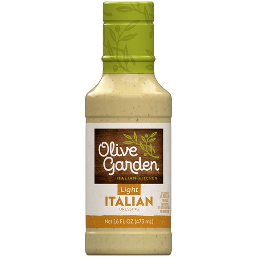 OLIVE GARDEN LIGHT ITALIAN DRESSING 16 OZ
