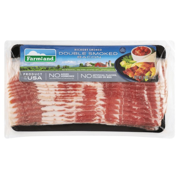 FARMLAND BACON DOUBLE SMOKED             16 OZ
