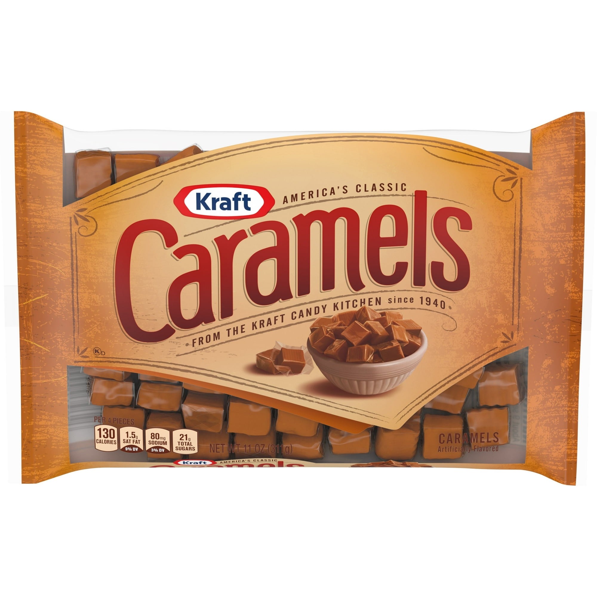 KRAFT TRADITIONAL CARAMELS 11 OZ