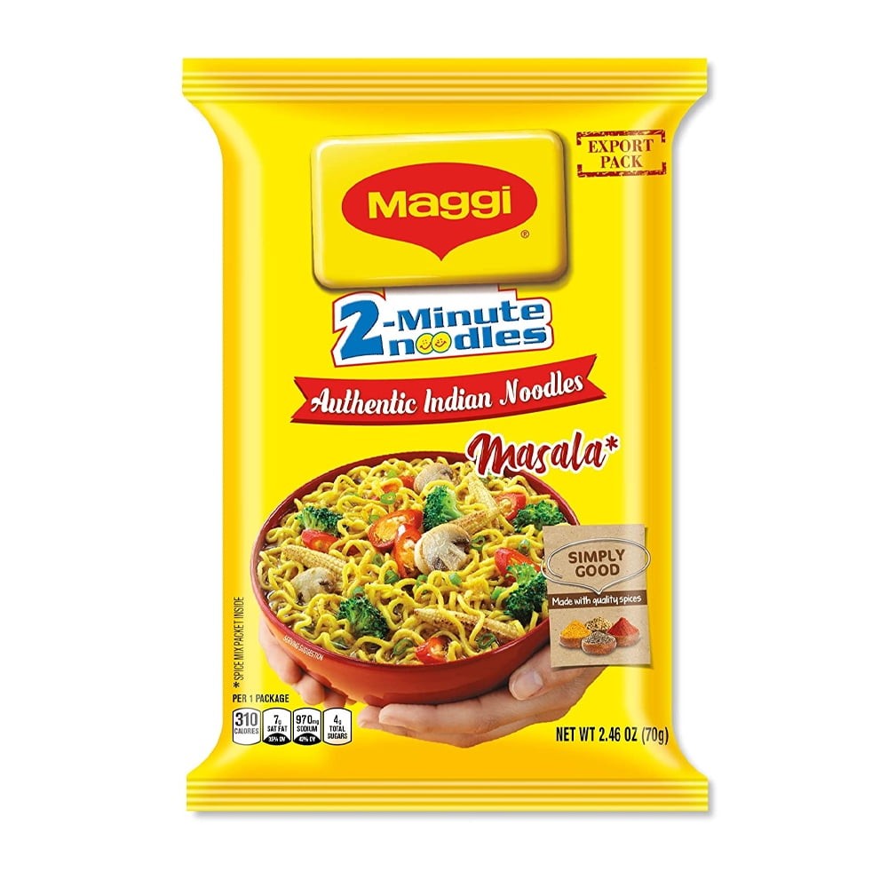 Maggi Masala 2Minute Noodles India Snack  Largest Pack  12 PACK
