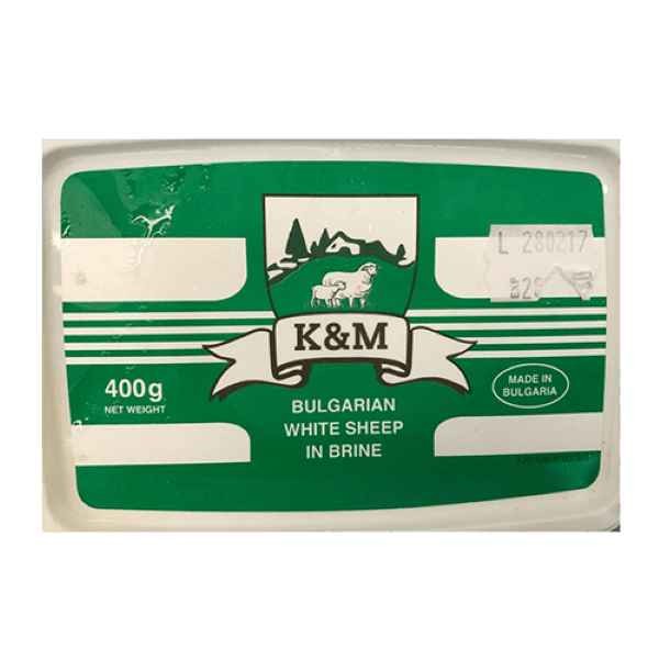 K & M BULGARIAN WHITE CHEESE 400 GM