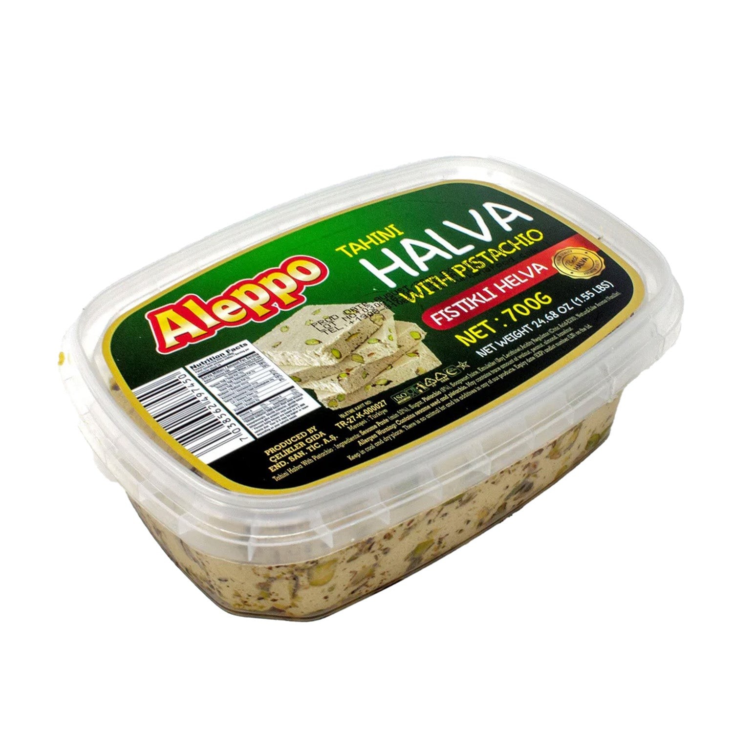ALEPPO TAHINI HALVA W PISTACHIO 700 GM