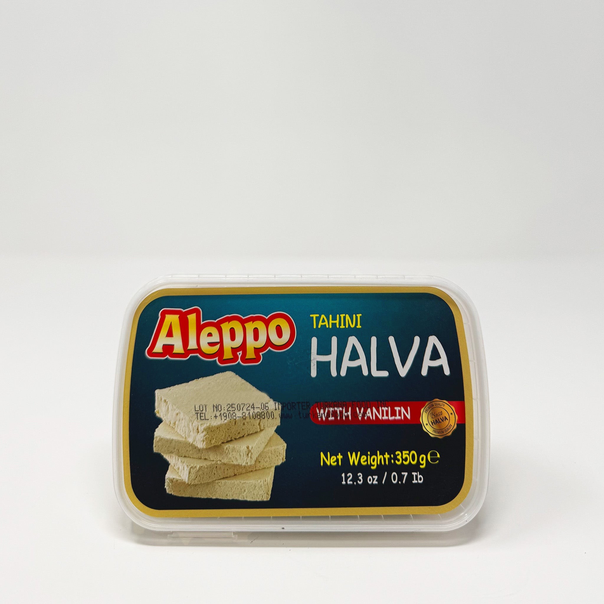 ALEPPO HALAVA PLAIN VANILLA 350 GM
